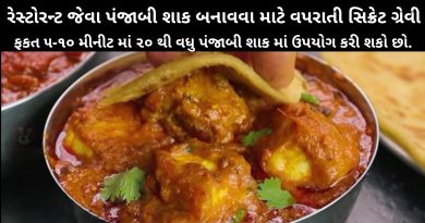 Punjabi Shaak Gravy In Gujarati
