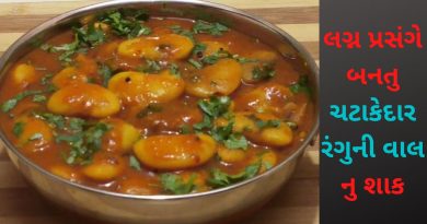 vaal nu shaak gujarati recipe: