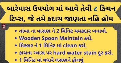 best kitchen tips in gujarati