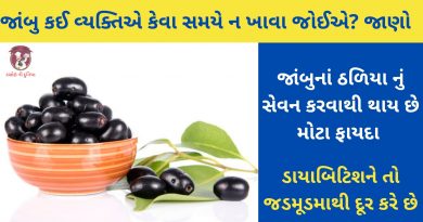 jambu khavana fayda in gujarati