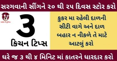 kitchen tips for cooking in gujarati