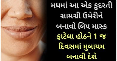 how to make lip mask at home in gujarati