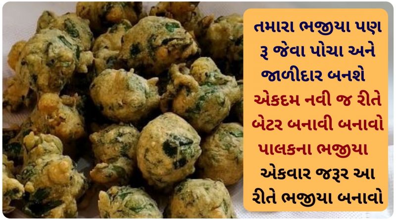 palak bhajiya recipe