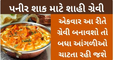 paneer nu shaak gujarati recipe