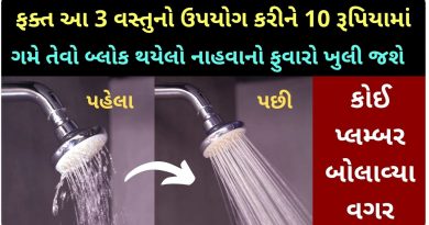 shower head cleaning tips gujarati