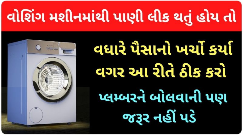 how do i fix my leaking washing machine