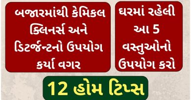 home cleaning tips in gujarati