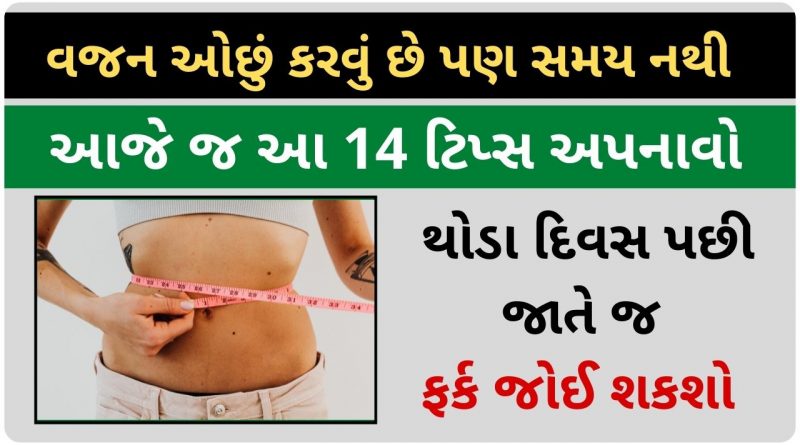 weight loss tips at home in gujarati