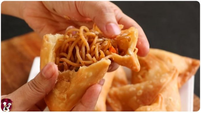 noodles samosa recipe in gujarati