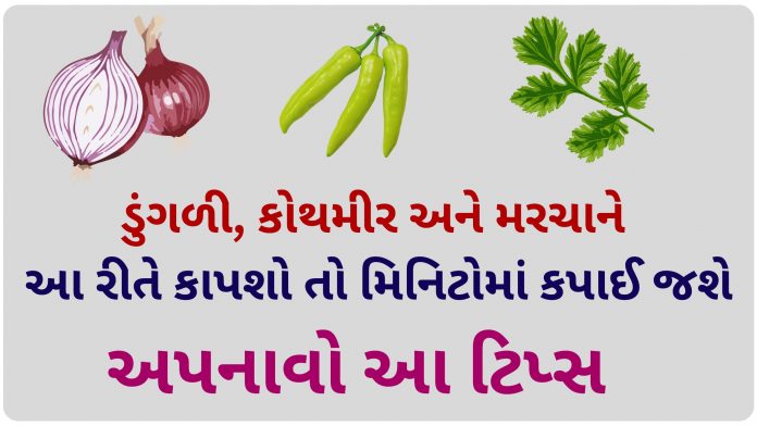 vegetable cutting tips gujarati