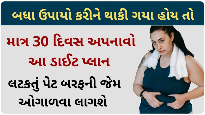 weight loss diet chart in gujarati