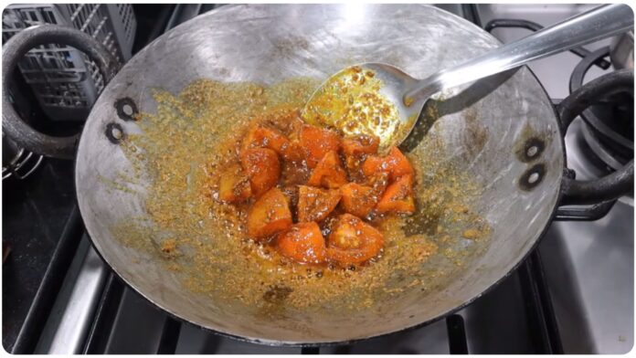 how to cook vegetables in iron kadai