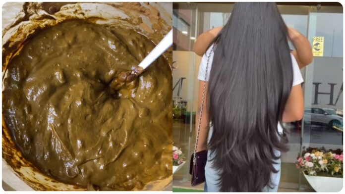what to add in mehndi for hair fall