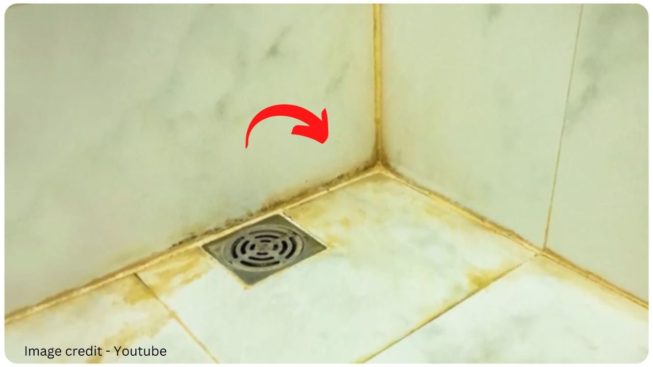 how to clean bathroom tiles with bleaching powder