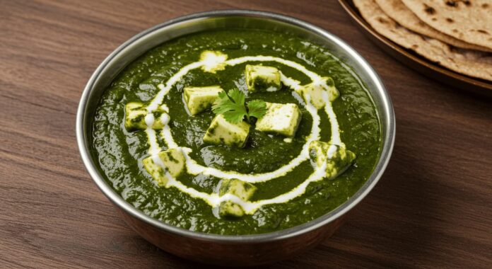 Palak Paneer - Creamy Indian Cottage Cheese and Spinach Curry
