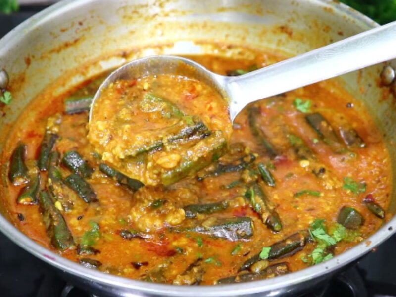bhindi dal recipe in gujarati