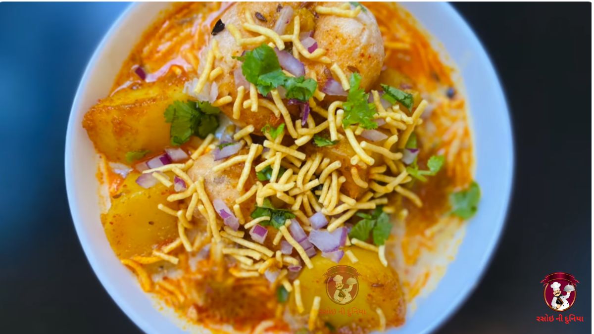 dahi vada aloo dum recipe in gujarati